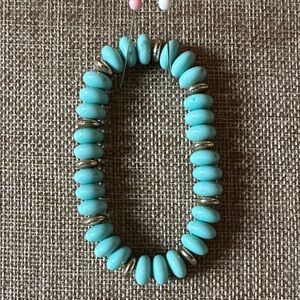 Plunder Turquoise and Silver Bracelet